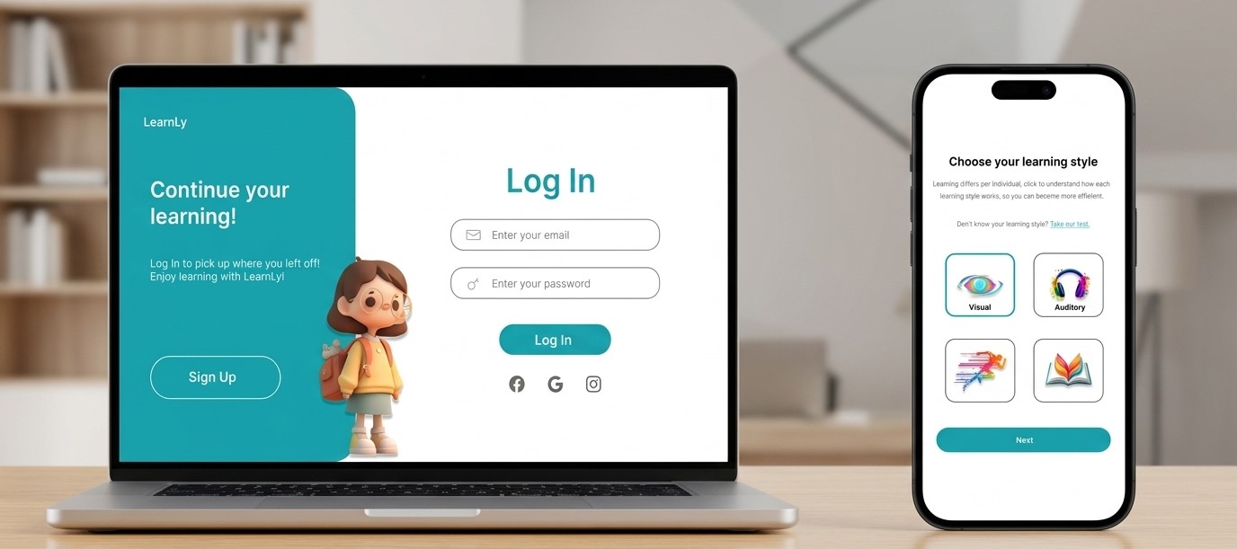 Learnly project preview